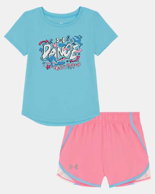 Little Girls' UA Dance Logo Shorts Set